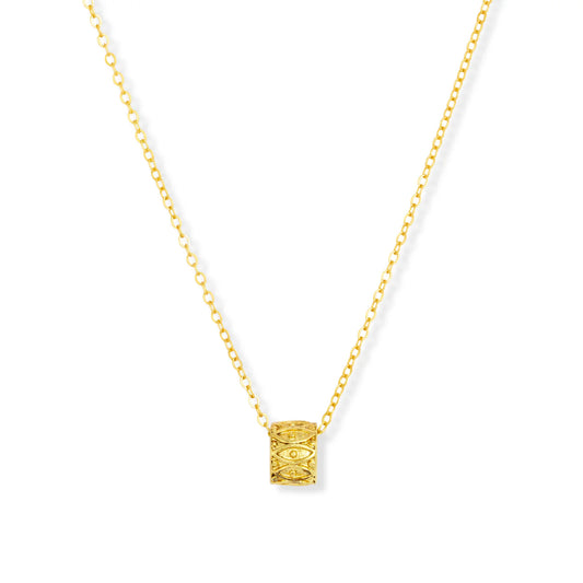 Vintage Ring Gold Necklace